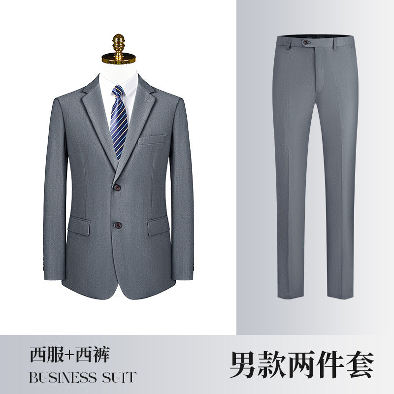 Costume business assorti pour hommes et femmes – Coupe ajustée tendance automne-hiver – Ensemble veste, pantalon, gilet et robe pour femmes »