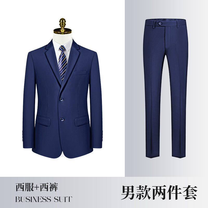 Costume business assorti pour hommes et femmes – Coupe ajustée tendance automne-hiver – Ensemble veste, pantalon, gilet et robe pour femmes »