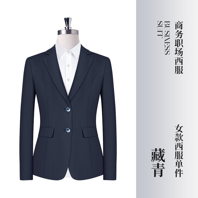 Costume business assorti pour hommes et femmes – Coupe ajustée tendance automne-hiver – Ensemble veste, pantalon, gilet et robe pour femmes »