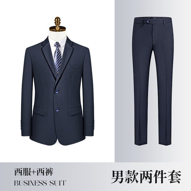 Costume business assorti pour hommes et femmes – Coupe ajustée tendance automne-hiver – Ensemble veste, pantalon, gilet et robe pour femmes »