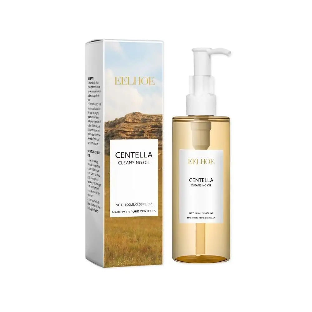 Kit de soins du visage coréen à la Centella pour tous les types de peau (comprenant une huile nettoyante, un nettoyant visage et un sérum)