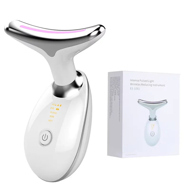 Appareil de beauté pour le visage et le rajeunissement de la peau et le lifting du cou pour raffermir, réduire les rides - Équipement de soins de la peau anti-âge