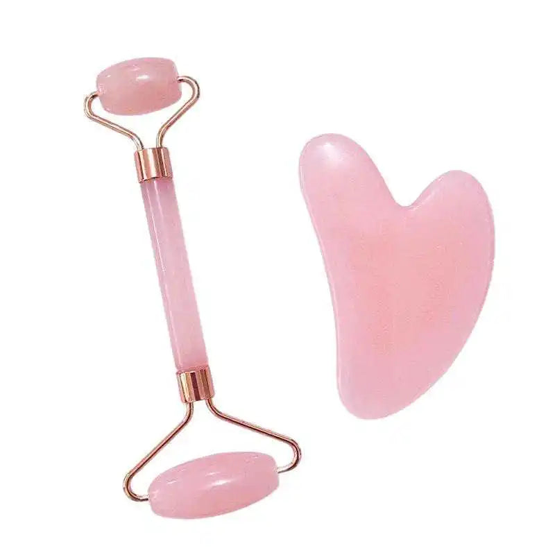 Rouleau pour le visage, le cou et les yeux, instrument de massage facial en résine, outil de soins de santé, planche de grattage (Gua Sha), muscles, beauté, santé, outils de soins de la peau.
